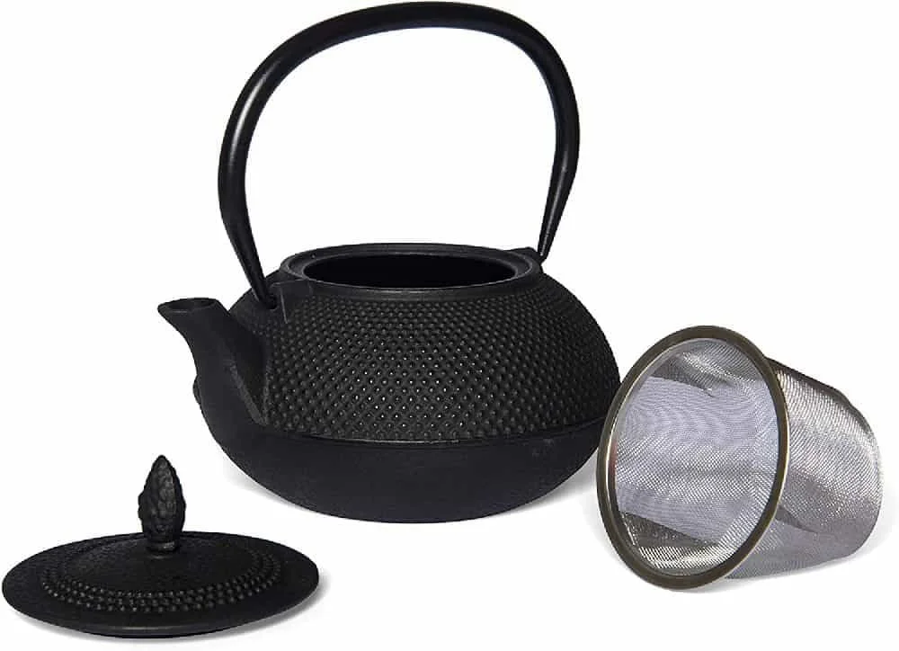 Чайник-заварник Чавунний MAOCI Arare 0.9 л Чорний, фото №1 Чайник-заварник Чавунний MAOCI Arare 0.9 л Чорний, фото №1