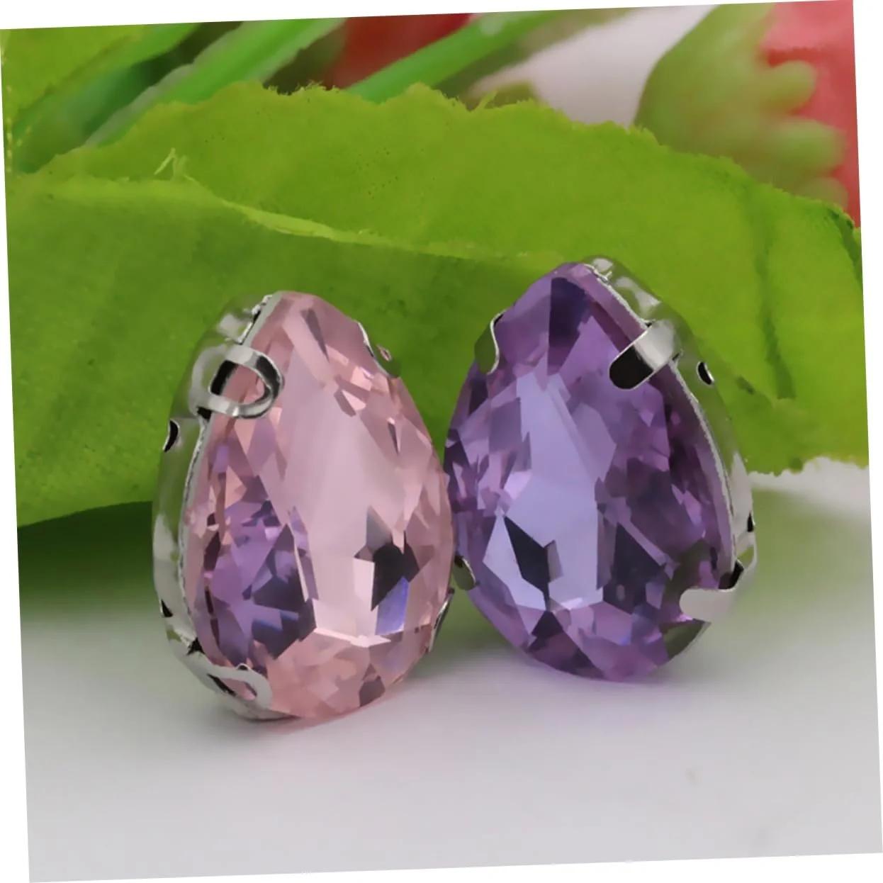 Стразы Капля Стекло 50 шт., фото №6