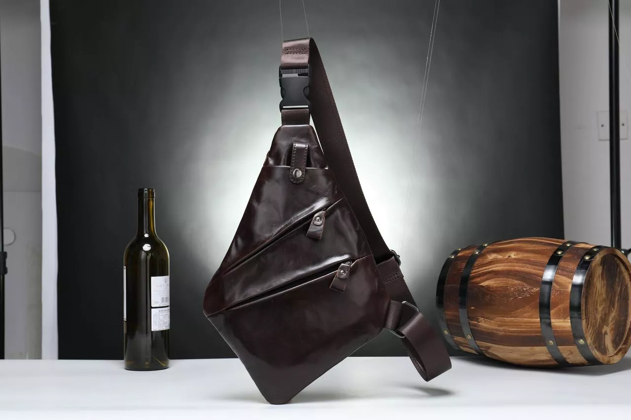 Сумка через плечо 14998 Vintage Коричневая, фото №5