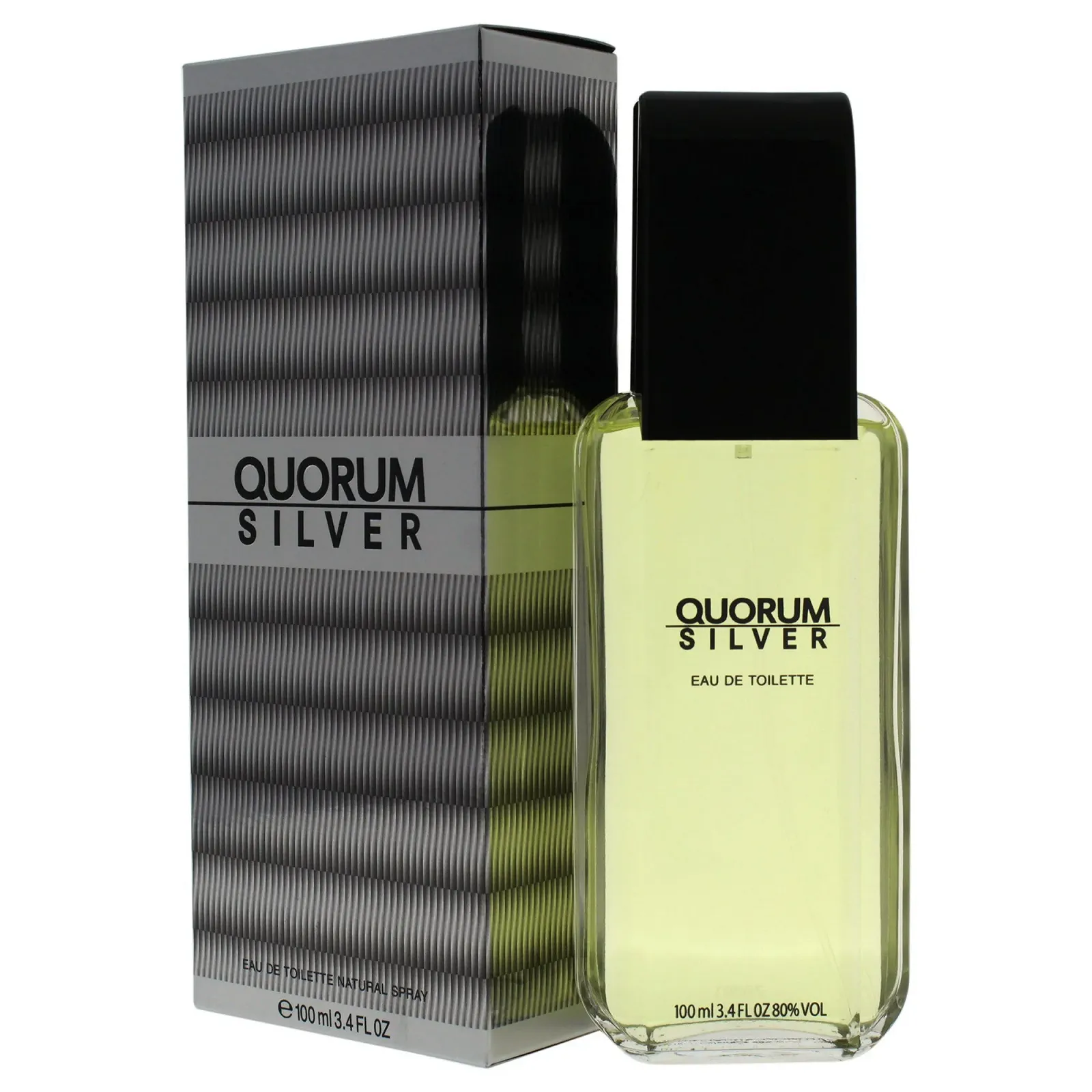 Туалетна вода Antonio Puig Quorum Silver 100 мл, фото №4
