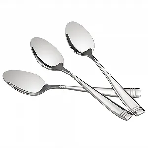 Набор из 12 столовых ложек из нержавеющей стали - Фото 1