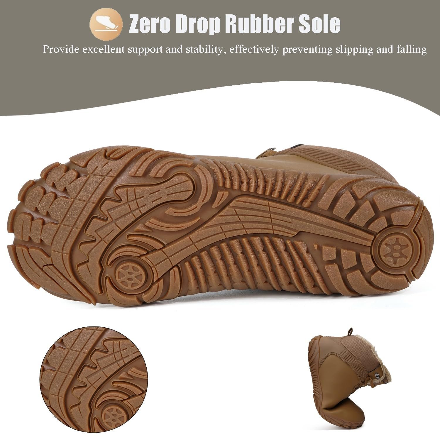 Чоловічі/Жіночі зимові черевики Sisttke Barfußschuhe, фото №4