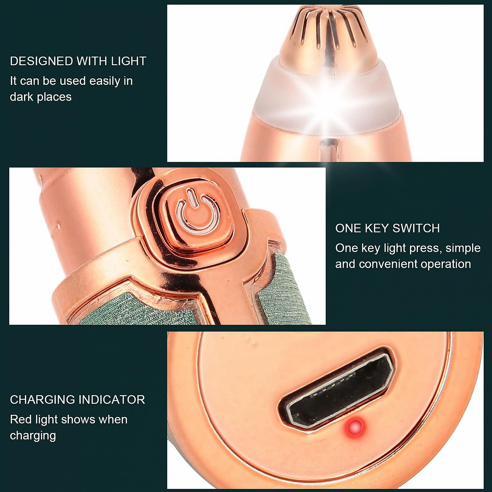 Триммер для бровей Portable Lipstick Shape Electric Eyebrow Shaper Green, фото №2