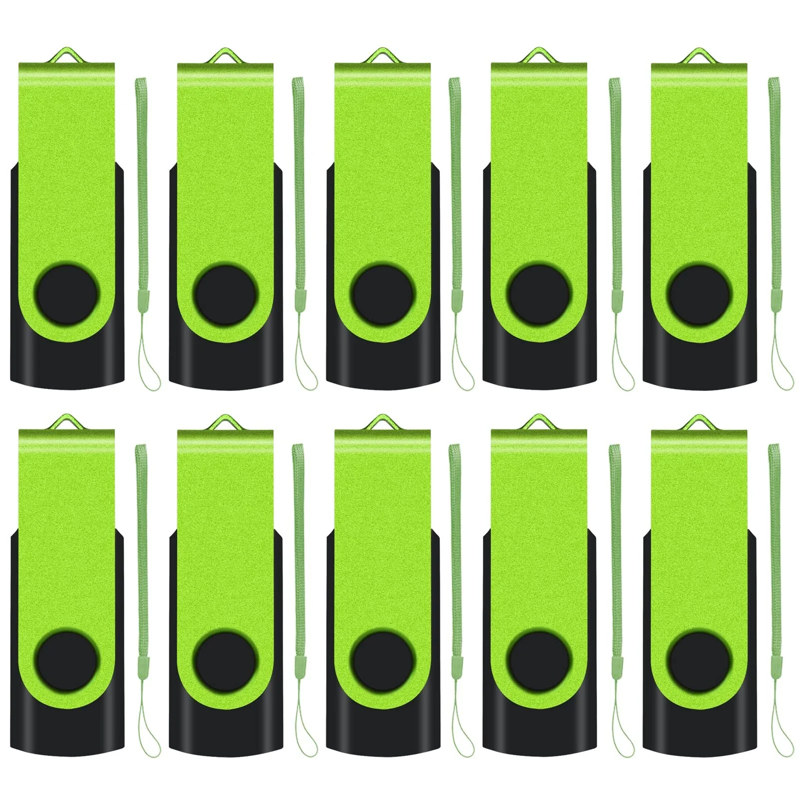USB-накопичувач EASTBULL 8 ГБ 10 шт. Зелений, фото №1 USB-накопичувач EASTBULL 8 ГБ 10 шт. Зелений, фото №1