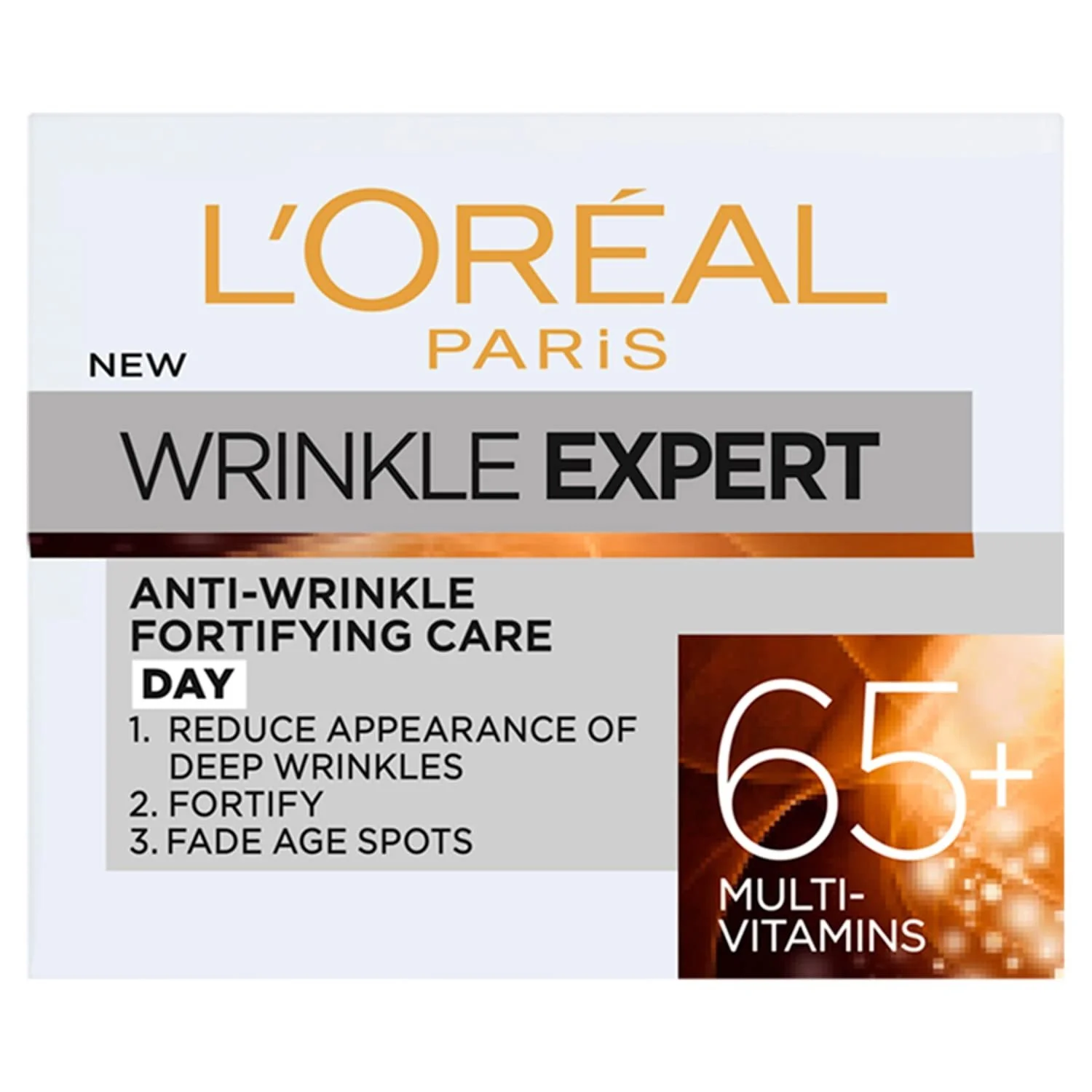 Денний крем для обличчя L'Oreal Wrinkle Expert Зміцнювальний 65+ 50 мл, фото №1