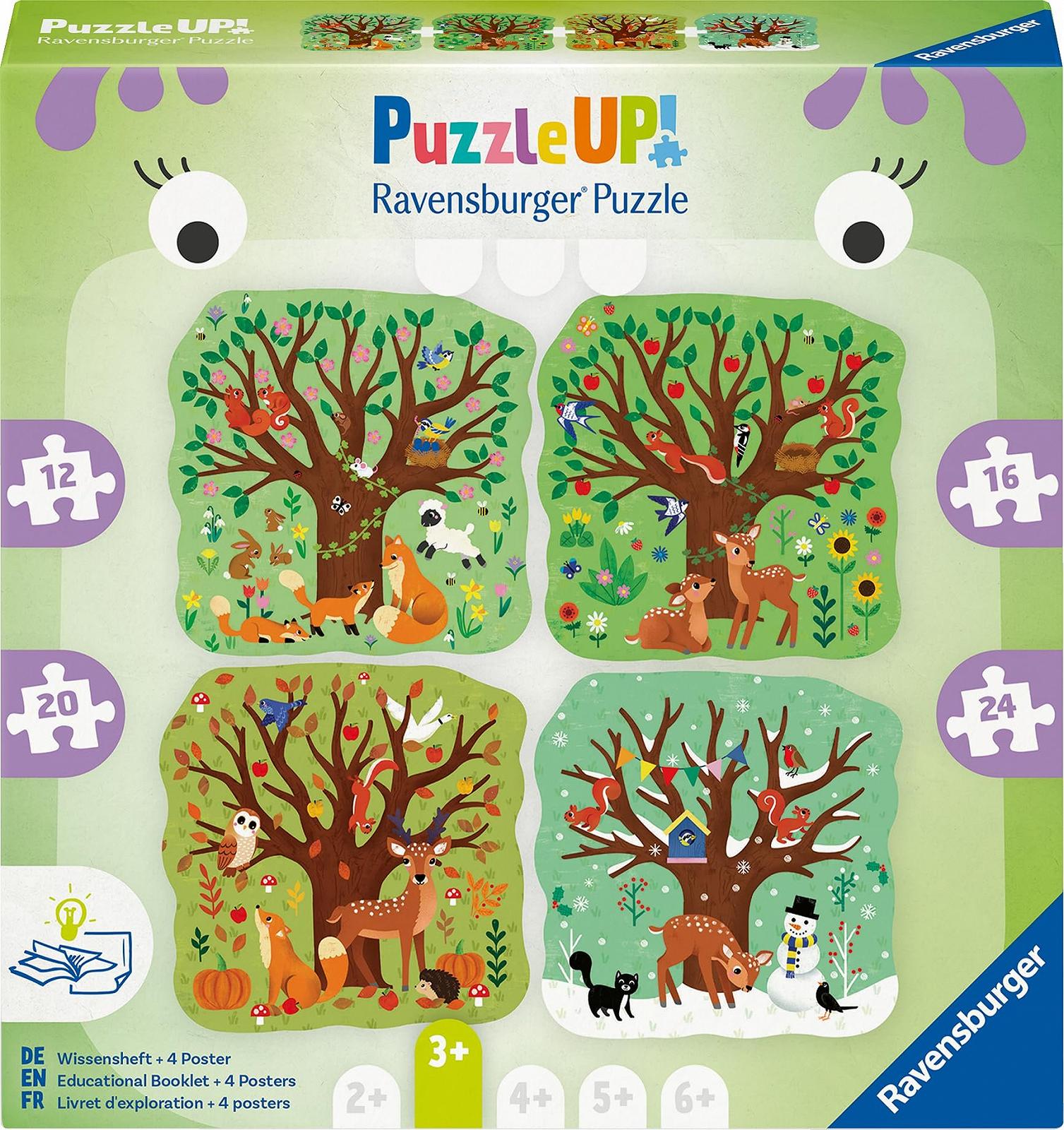 Пазл Ravensburger Puzzle UP! 12004002 Four Seasons 12, 16, 20, 24 елементи від 3 років, фото №1