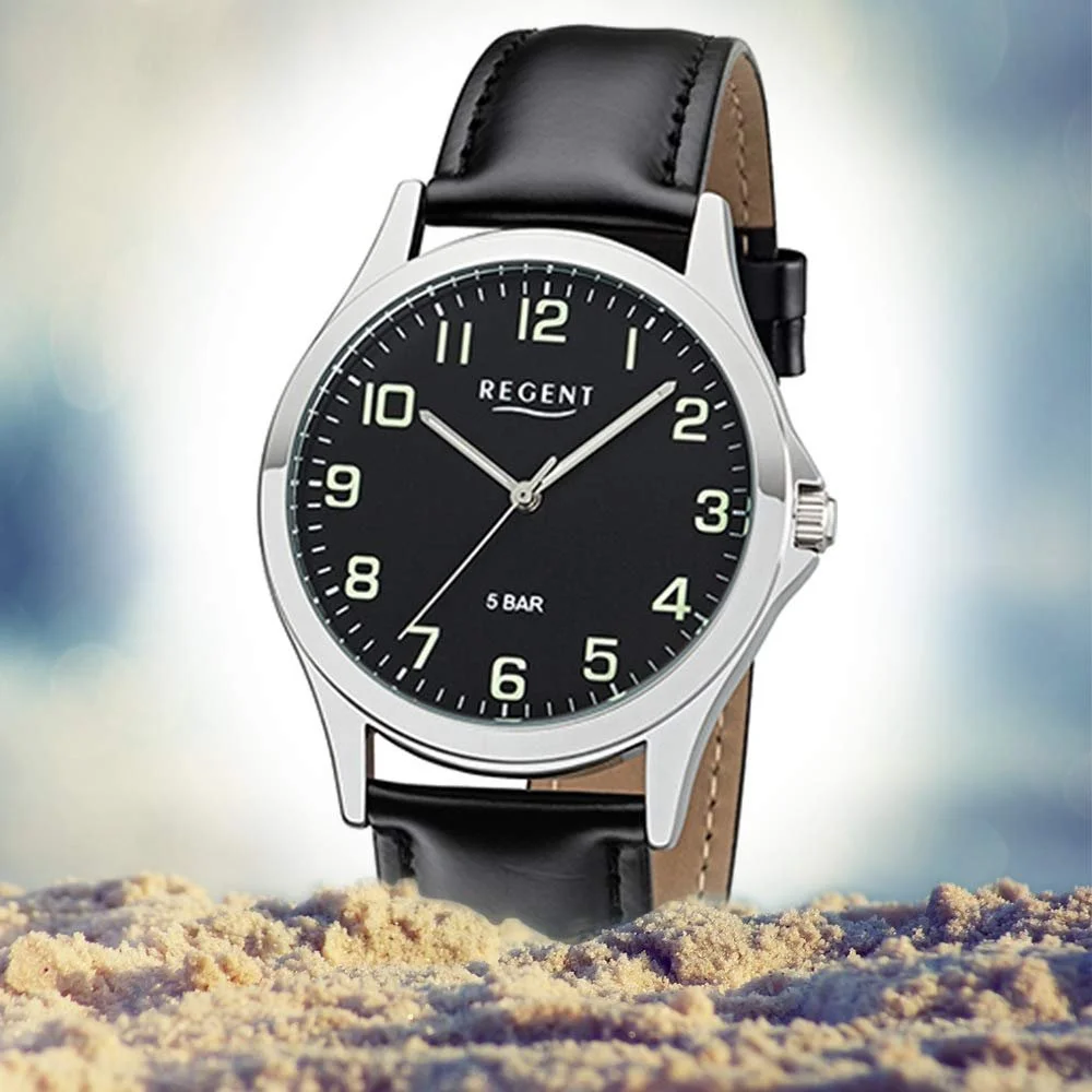 Чоловічий аналоговий годинник Regent 11110756, фото №5 Чоловічий аналоговий годинник Regent 11110756, фото №5