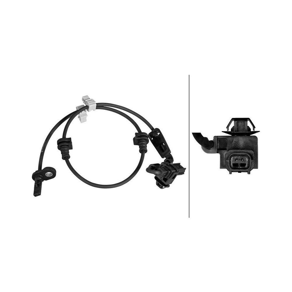 Датчик частоты вращения колеса HELLA 6PU 358 218-661 для HONDA, передний мост, фото №1