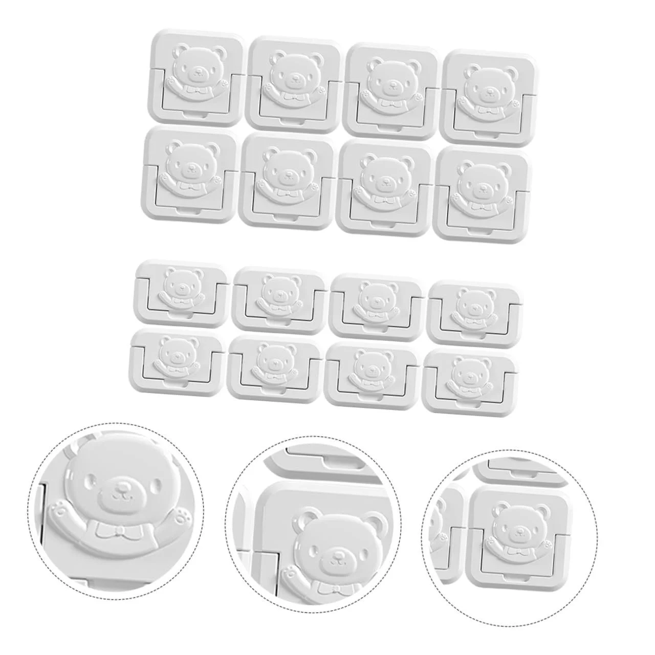 Заглушки для розеток HEMOTON Pack of 16 Plastic, фото №8