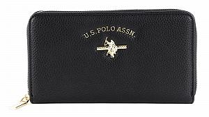 Гаманець U.S. Polo Assn. Stanford 8cc 19 см L Чорний, Casual - Фото 1