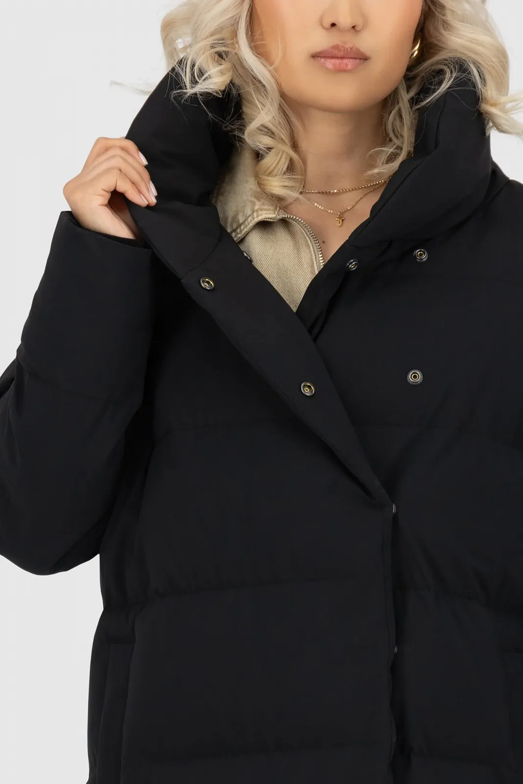 Пуховик Alife and Kickin FleurAK A Женский зимний стеганый, фото №5