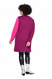 Світшот великого розміру Angel of Style Вільний крій 1 рукав Рожевий 840022 synthetic.ua - Фото 1