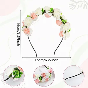 Обруч для волосся з квітами для жінок та дівчат synthetic.ua - Фото 1