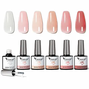 Гель для нарощування нігтів VENALISA Набір з 6 штук - Фото 1
