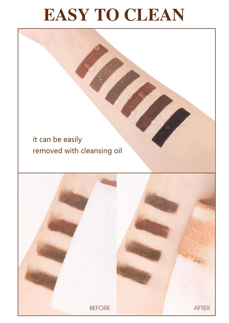 Крем для брів Довговічний Водостійкий Тривимірне моделювання 01, фото №3