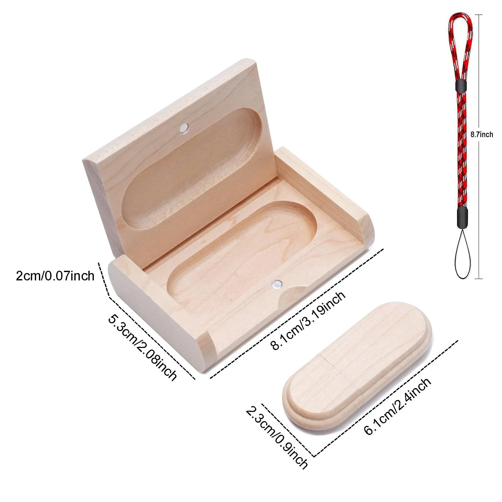 USB-накопичувач Wooden 128 GB USB 3.0 з дерев'яною коробкою Wood, фото №5 USB-накопичувач Wooden 128 GB USB 3.0 з дерев'яною коробкою Wood, фото №5