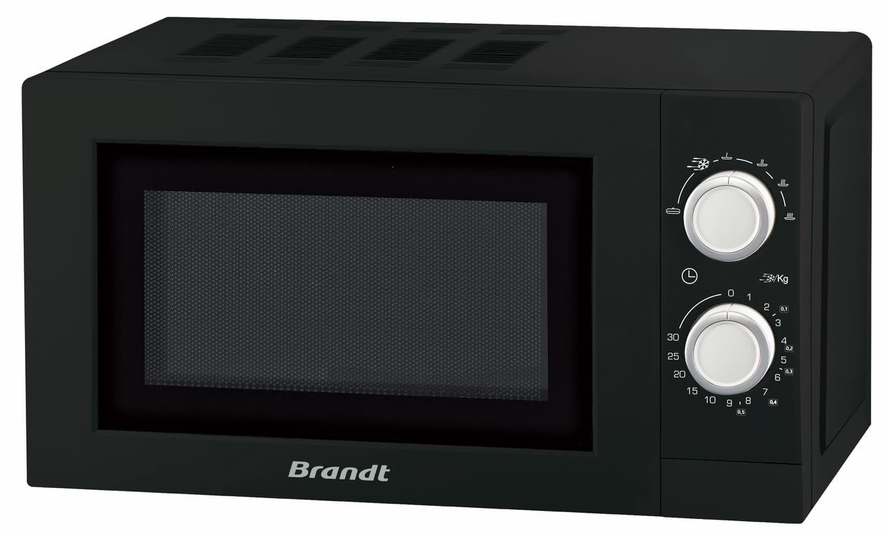 Механическая микроволновая печь Brandt SOLO 20 л 800 Вт 6 уровней приготовления Таймер 35 минут Эмаль Черная, фото №1 Механическая микроволновая печь Brandt SOLO 20 л 800 Вт 6 уровней приготовления Таймер 35 минут Эмаль Черная, фото №1