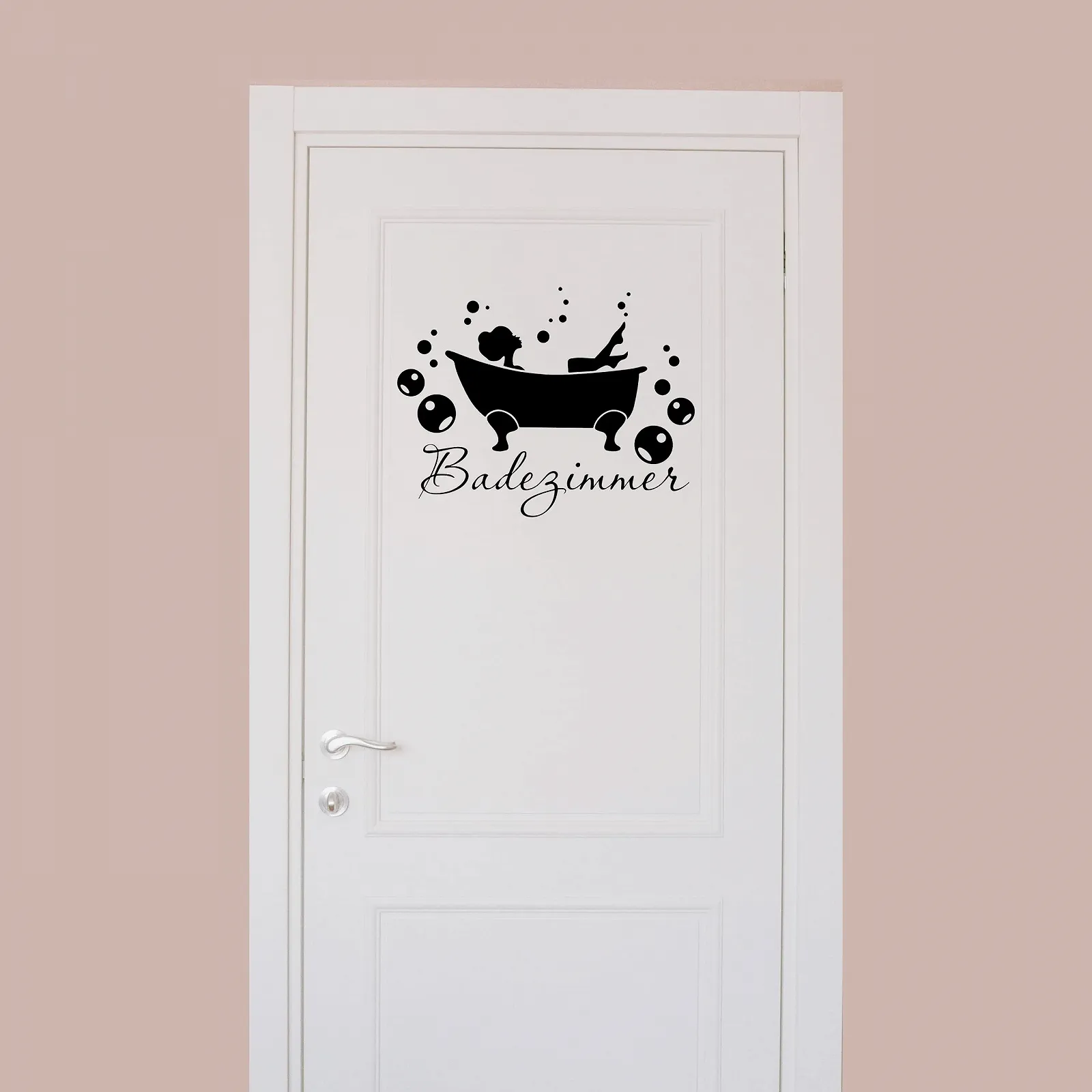 Наклейка на стіну для ванної та туалету 27 x 21 см, фото №2