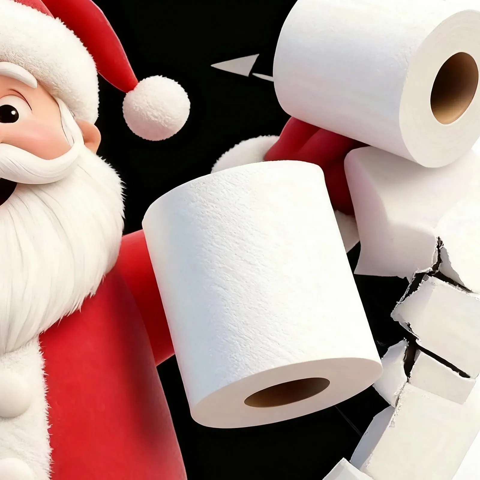 Наклейка на стіну Santa Breaking Wall 3D PVC Різдвяна, фото №8 Наклейка на стіну Santa Breaking Wall 3D PVC Різдвяна, фото №8