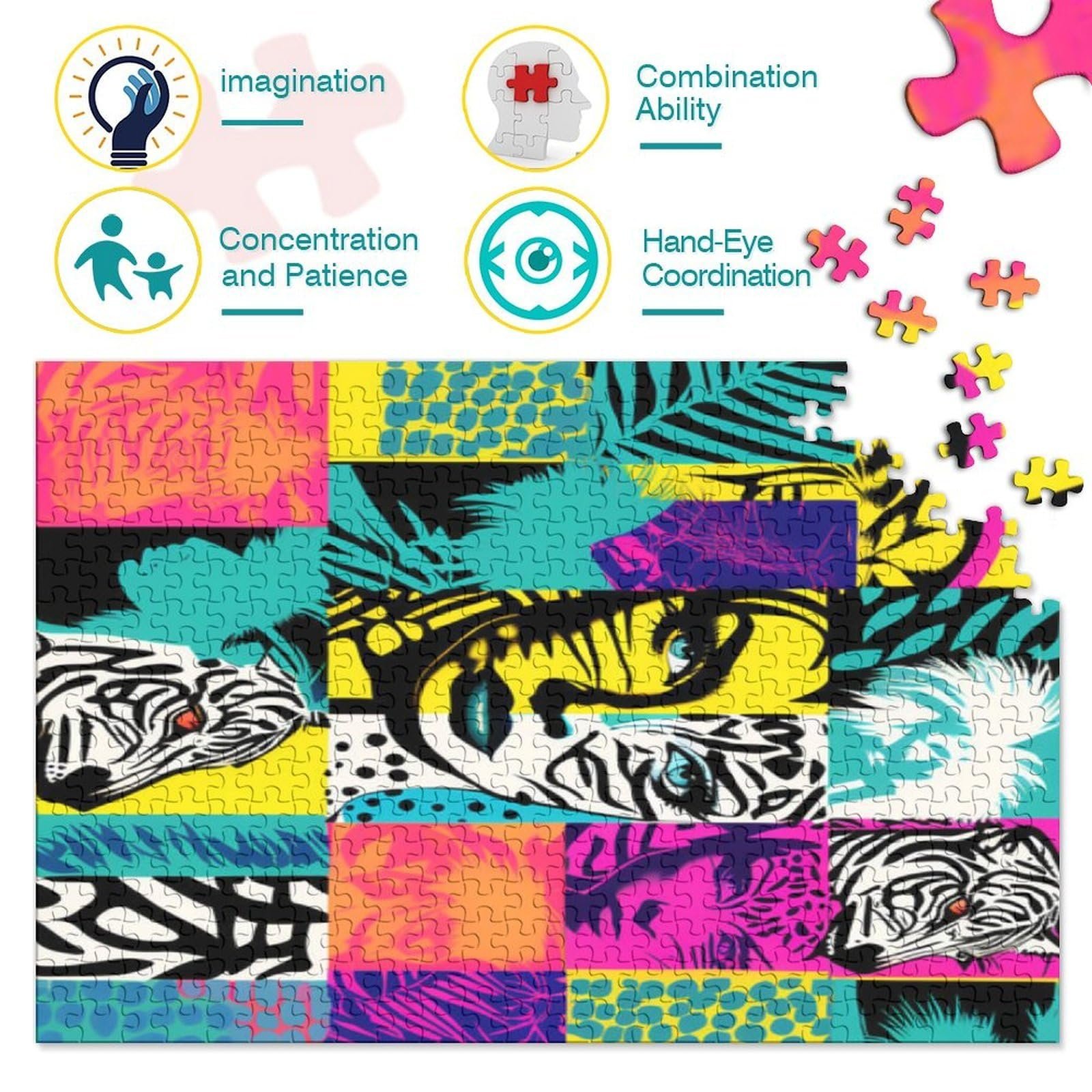 Пазл Pop Art 1000 деталей для взрослых и детей 38 x 26 см, фото №4