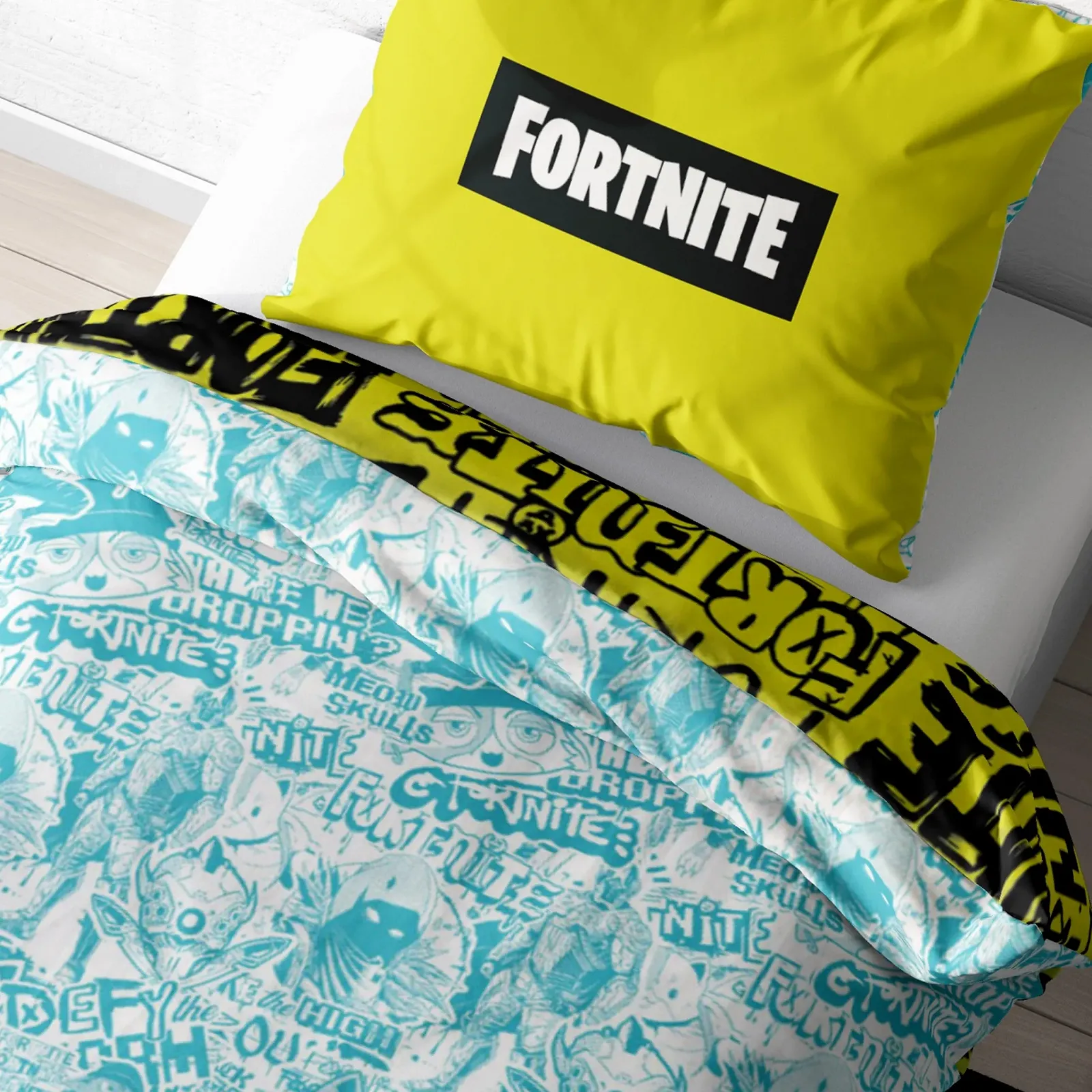 Постільна білизна Fortnite 135 x 200 см Колір: різнокольоровий, фото №4