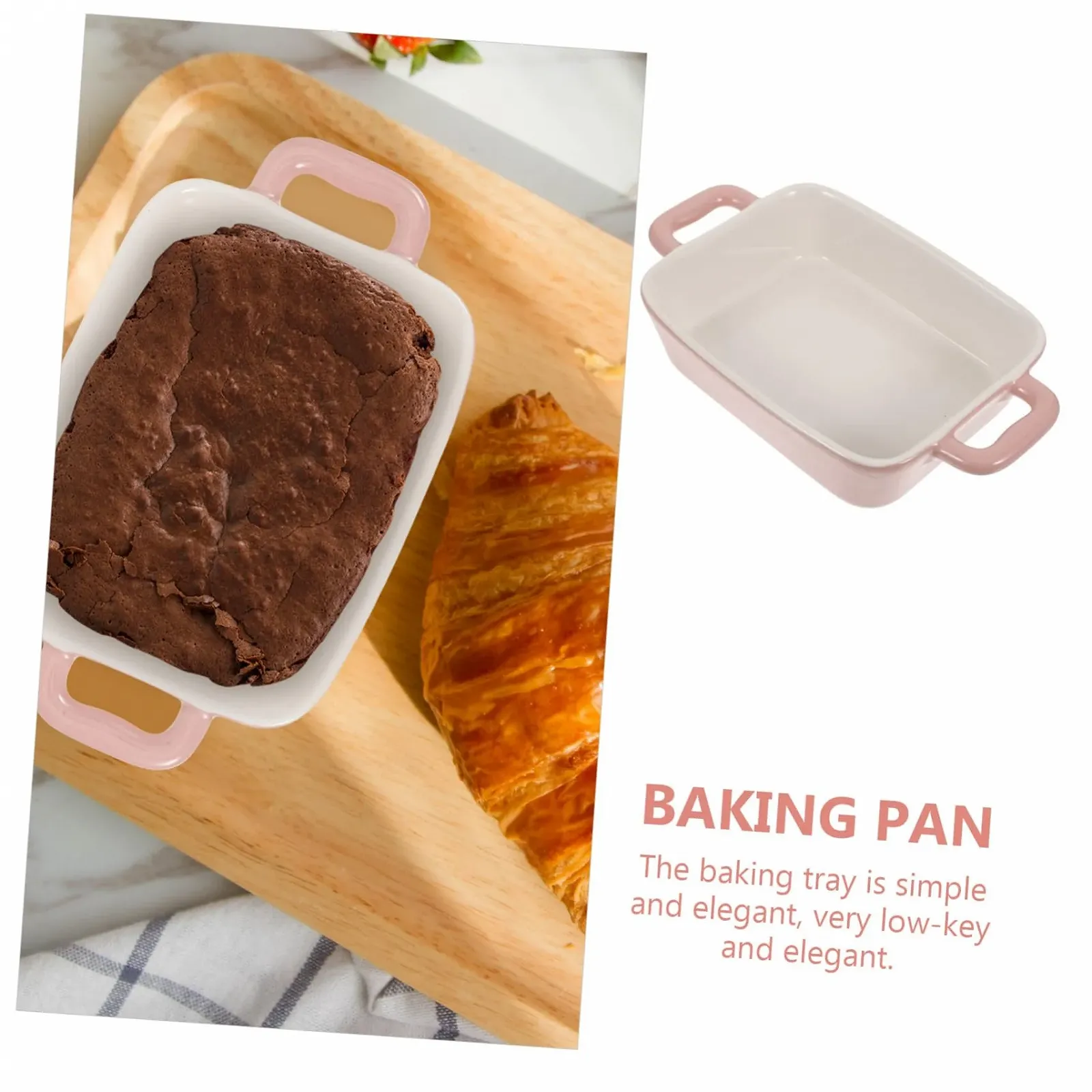 Форма для запікання Gatuida керамічна термостійка рожева, фото №8 Форма для запікання Gatuida керамічна термостійка рожева, фото №8