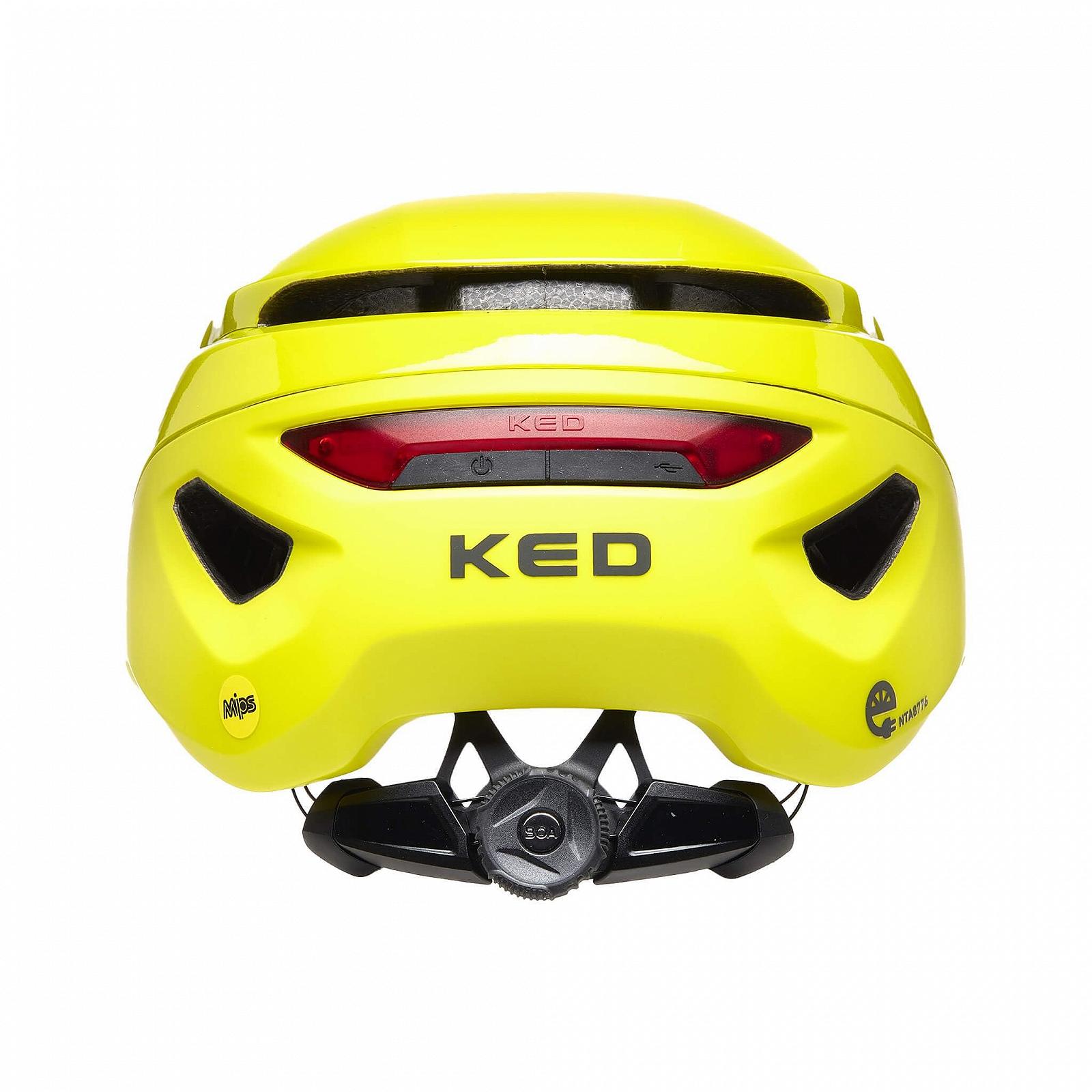 Шлем велосипедный Urban eBike Mitro UE-1 с задним LED светом и визором, MIPS, NTA 8776, системой BOA Fit, застежкой FIDLOCK, 350 г, фото №3