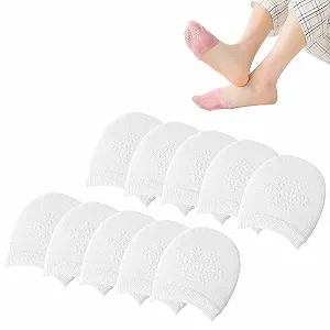 Підслідники для пальців ніг 10 пар безшовні протиковзкі - Фото 1