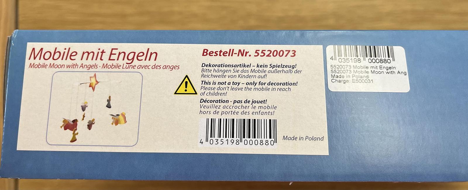 Мобиль Kindkerkram 5520073 Ангелы, фото №2 Мобиль Kindkerkram 5520073 Ангелы, фото №2