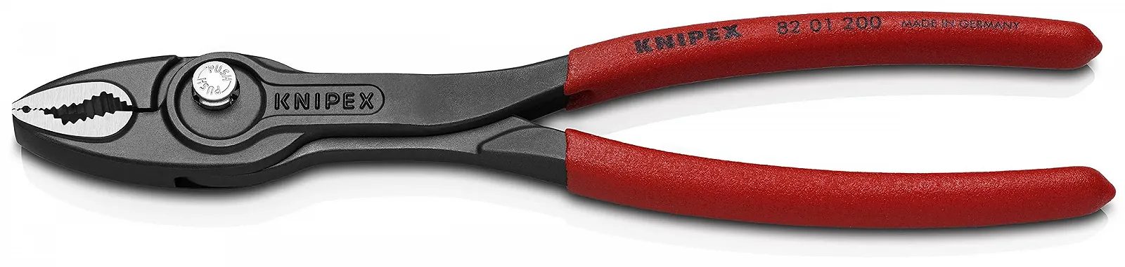 Плоскогубцы KNIPEX TwinGrip 82 01 200 SB с передним и боковым захватом Серый 200 мм, фото №1