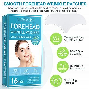 Пластирі від зморшок на лобі, 32 шт synthetic.ua - Фото 1