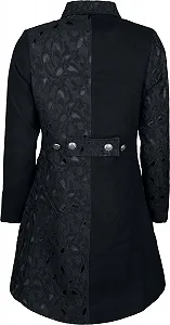 Пальто Gothicana by EMP Чорний synthetic.ua - Фото 1