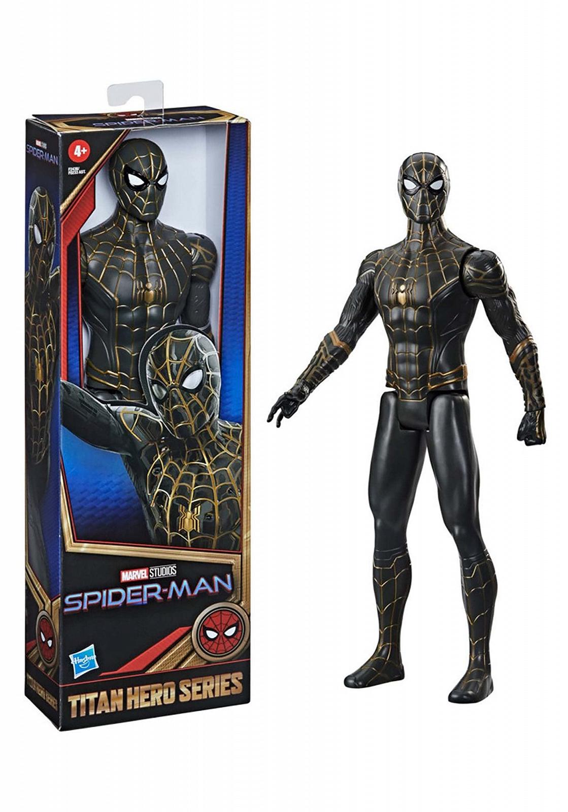 Фигурка Человек-паук Marvel Titan Hero Series 30 см, Черно-золотой костюм, фото №1