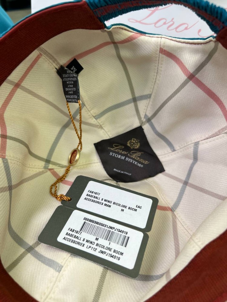 Кепка Loro Piana голубая gu590, фото №6