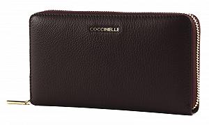 Кошелек Coccinelle Metallic Soft Кожа Prune - Фото 1