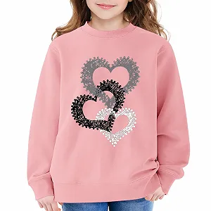 Подростковая кофта Generisch Черный Осенне-зимняя с принтом букв, круглым вырезом и длинными рукавами - Фото 1