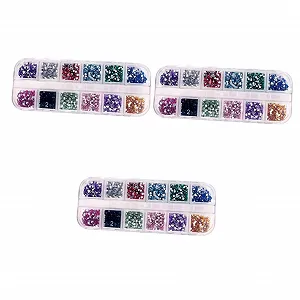 Купить Стразы FRCOLOR 3 коробки 12 цветов Стразы для ногтей Акриловые украшения для ногтей Набор для маникюра Стразы для ногтей Кристалл AB Стеклянные бусины - Фото 1 Стразы FRCOLOR 3 коробки 12 цветов Стразы для ногтей Акриловые украшения для ногтей Набор для маникюра Стразы для ногтей Кристалл AB Стеклянные бусины - Фото 1