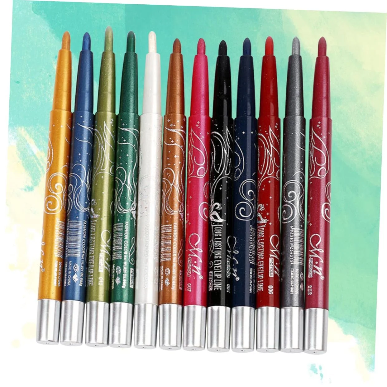 Набір кольорових водостійких олівців для очей FRCOLOR, фото №3 Набір кольорових водостійких олівців для очей FRCOLOR, фото №3