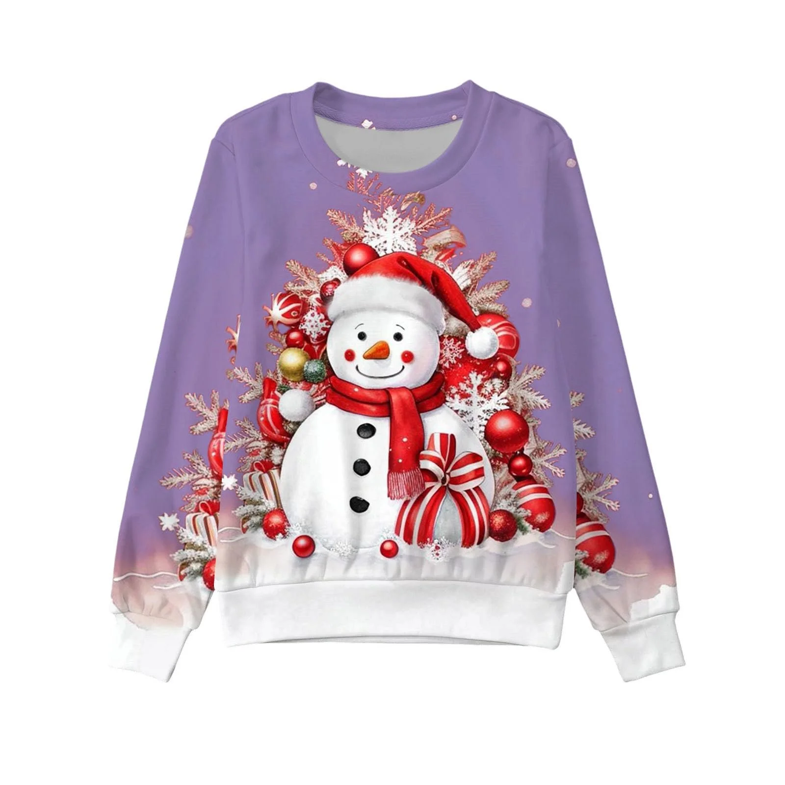 Різдвяний дитячий Світшот, святковий дитячий з принтом, з круглим вирізом, з капюшоном, з довгими рукавами, фото №1