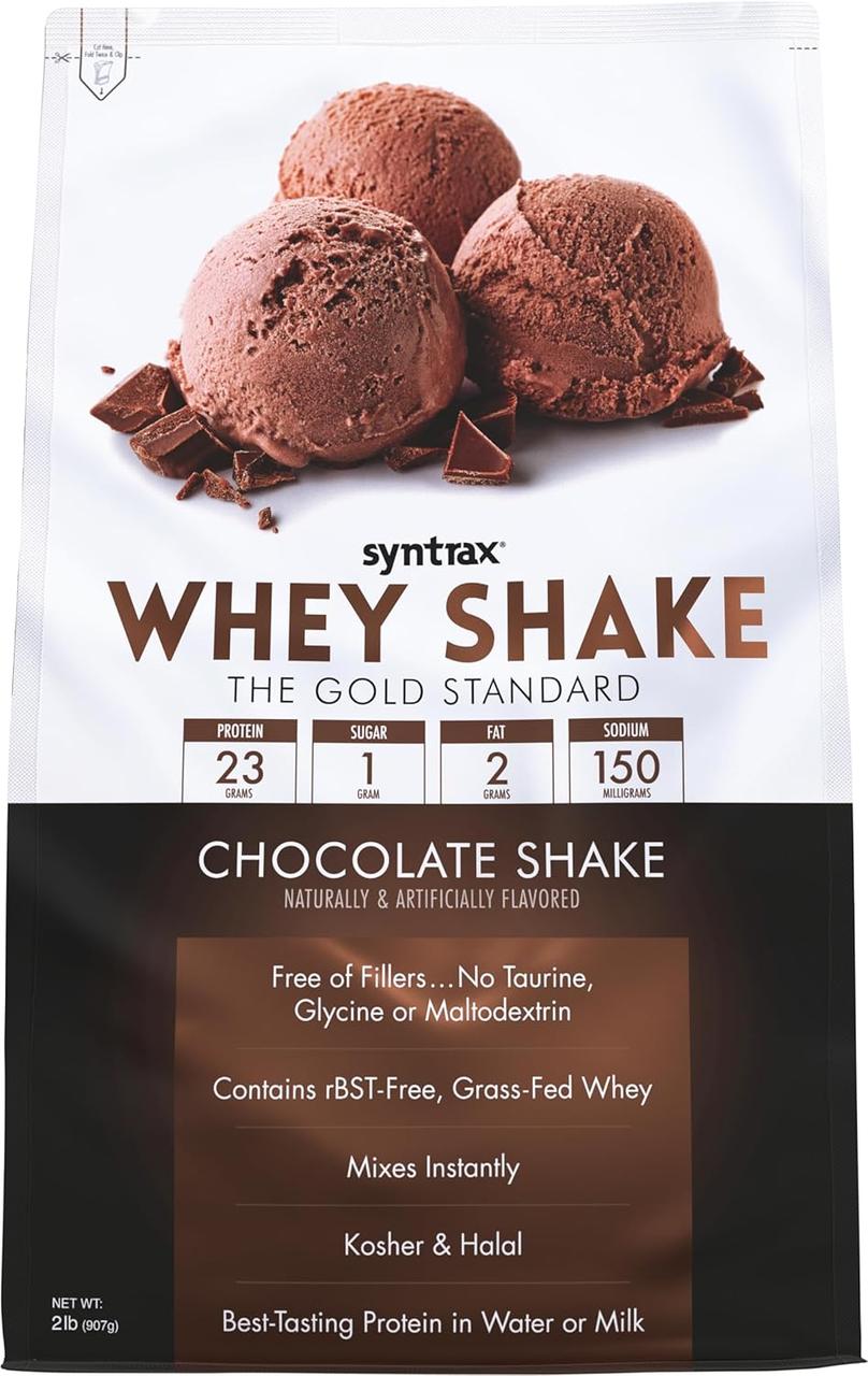 Протеин Syntrax Whey Shake 908 g Chocolate, фото №1