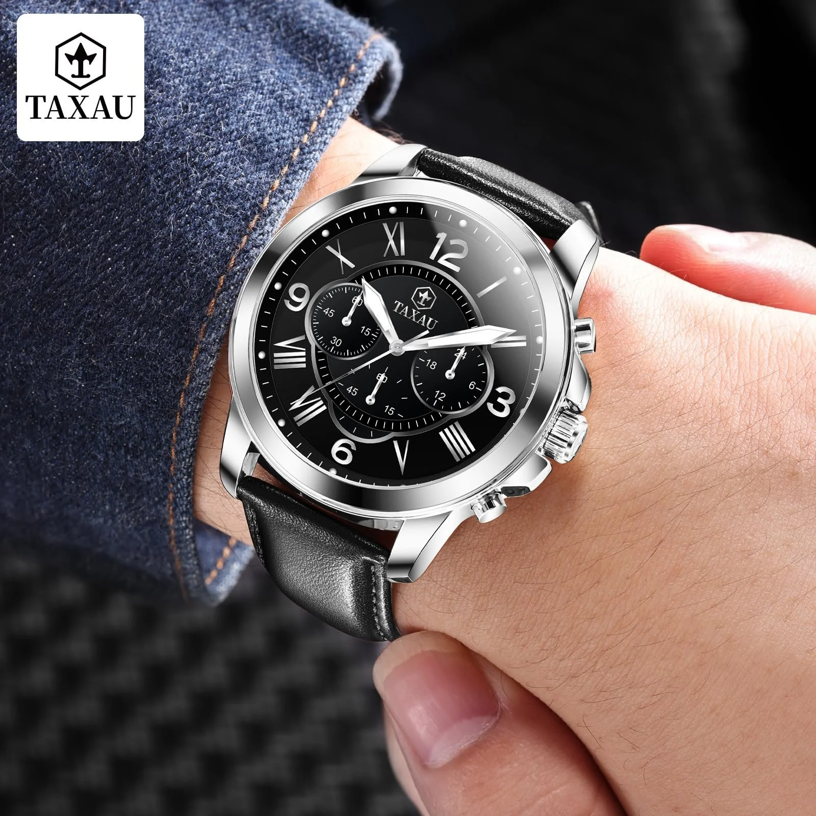 Годинник Taxau Чоловічий Business Наручний З Індикатором Дати Водонепроникний, фото №6 Годинник Taxau Чоловічий Business Наручний З Індикатором Дати Водонепроникний, фото №6