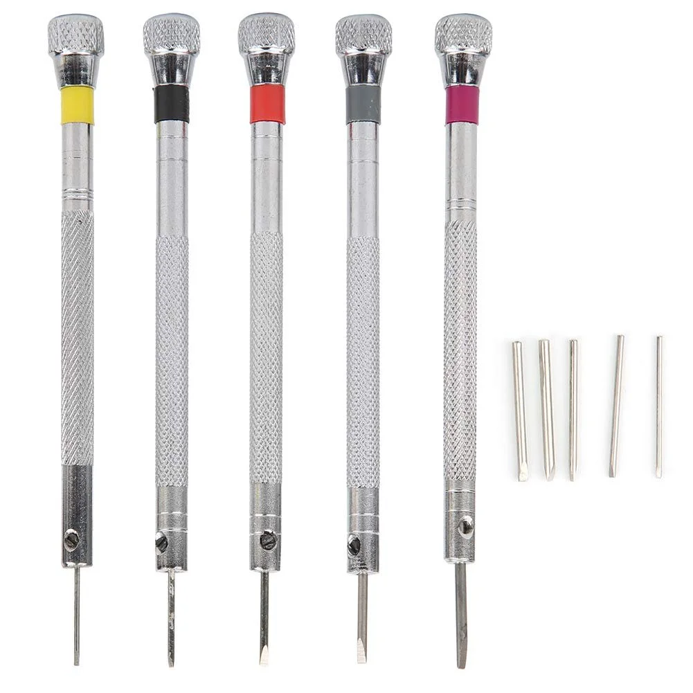 Набір викруток та біт шліцових для ремонту окулярів, годинників, телефонів та ноутбуків, фото №8