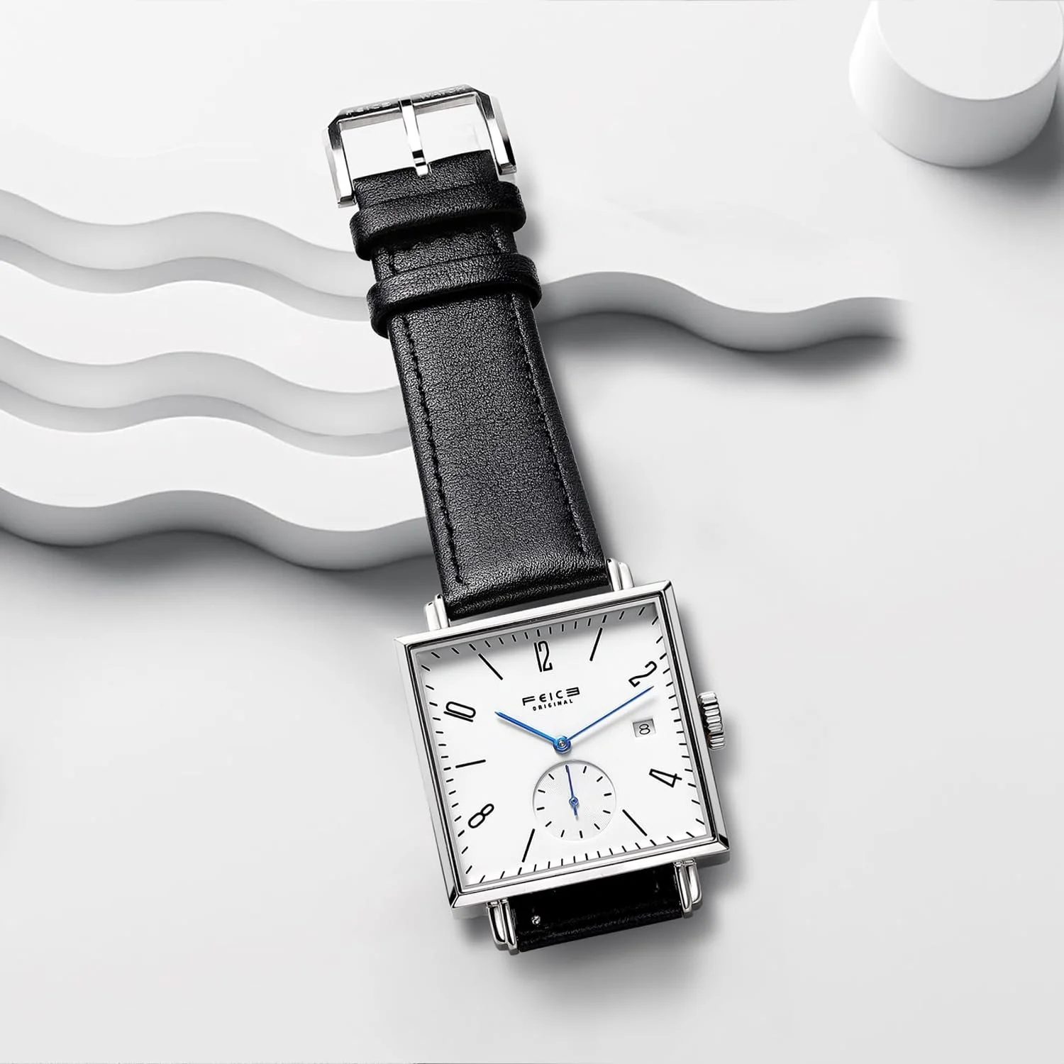 Механічний годинник унісекс квадратний Feice FM301 з автоматичним механізмом, фото №7 Механічний годинник унісекс квадратний Feice FM301 з автоматичним механізмом, фото №7