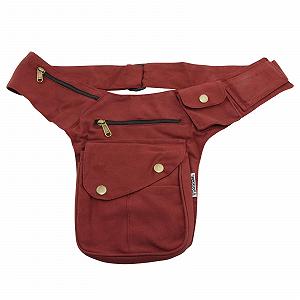 Поясная сумка Freak Scene Buddy Red Bordeaux Brass-Coloured красная - Фото 1