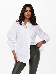 Рубашка ONLY ONLNORA NEW L/S WVN NOOS 15227677 Белый L - Фото 1