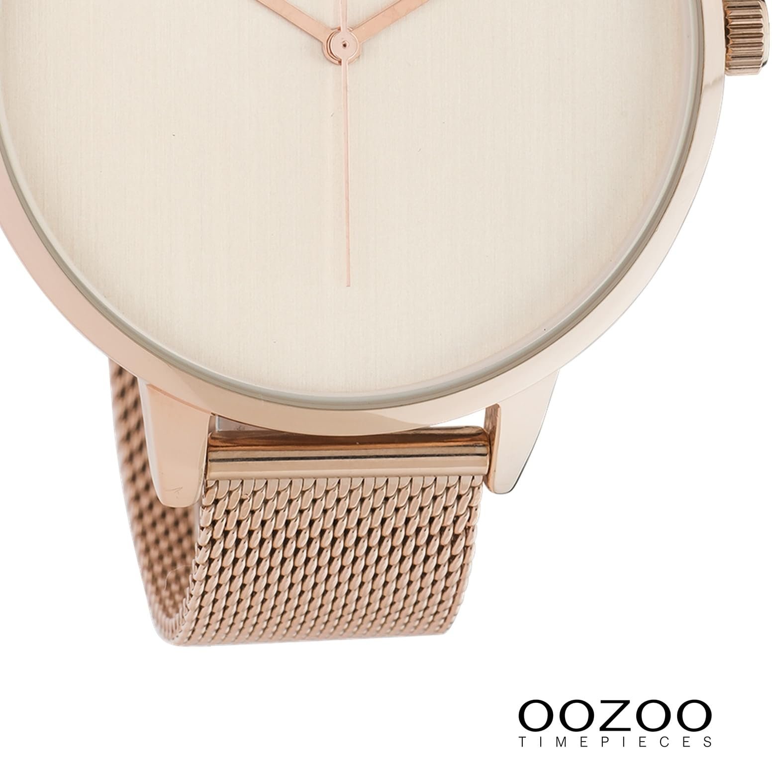 Часы Oozoo Timepieces Аналоговые UOC10864 Женские Металл Розовое Золото, Розовое золото / светло-желтый, Браслет, фото №3