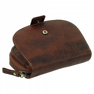 Кошелек женский кожаный Luxury Brown, 13.5 см synthetic.ua - Фото 1