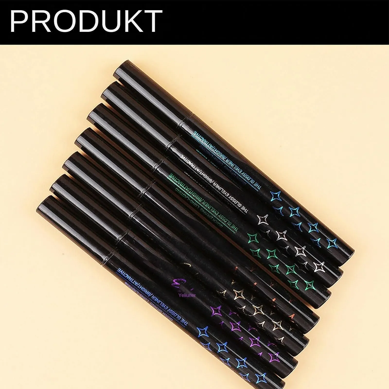 Подводка для глаз Nankoyal Glitzer-Eyeliner-Stifte-Set Блестящий, фото №5