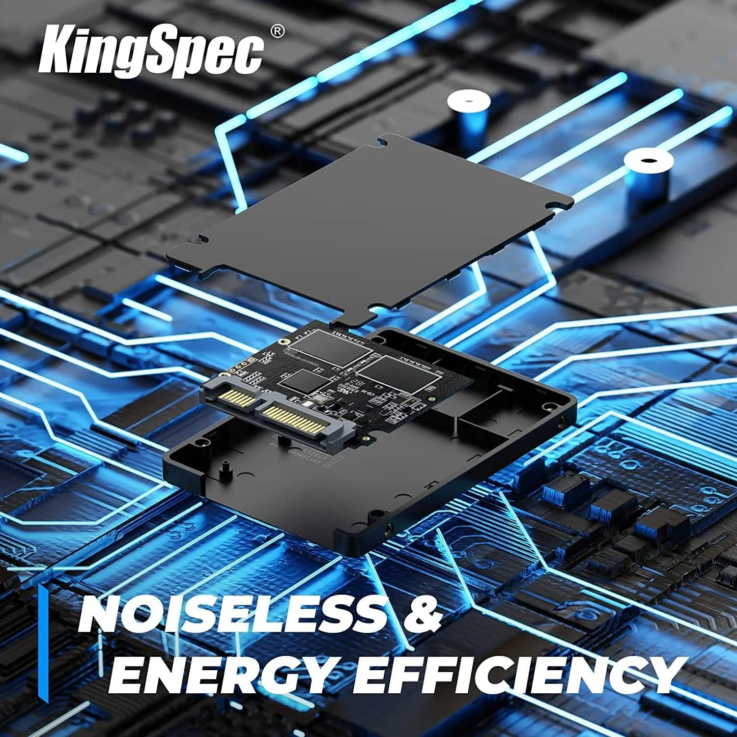 Внутрішній SSD KingSpec P3 256 ГБ 2.5 дюйма SATA III 3D NAND Flash, фото №6