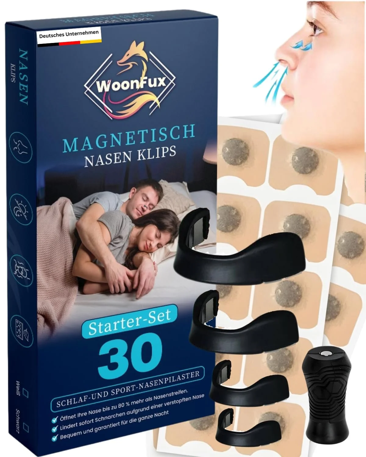 Магнітна наклейка на ніс Premium, фото №1